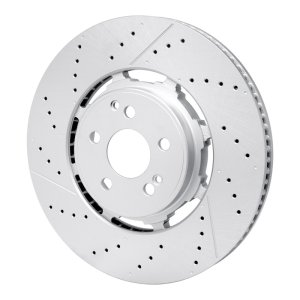 Mercedes-Benz Gle63 AMG S Brake Rotor (1) - Rear - DFC - Drilled & Slotted Hi-Carbon Alloy GEOMET - `21-`25