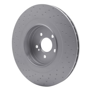 Mercedes-Benz S63 AMG Brake Rotor (1) - Rear - DFC - Hi-Carbon Alloy Geomet Coated - Dimpled - `07-`14