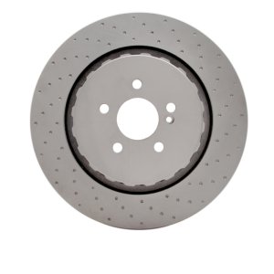 Mercedes-Benz S63 AMG Brake Rotor (1) - Rear - DFC - Hi-Carbon Alloy Geomet Coated - Dimpled - `07-`14