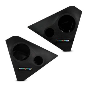 Polaris Slingshot Speaker Enclosures - Front - DS18 - DSE Slingshot Loaded - Black - `15-`27 Polaris Slingshot Speaker Enclosures - Front - DS18 - DSE Slingshot Loaded - Black - `15-`27