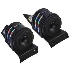 Polaris Slingshot Speaker Enclosures - Headrest - DS18 - SLG-HD6V2 with RGB LED Lighting - Matte Black - `15-`27 Polaris Slingshot Speaker Enclosures - Headrest - DS18 - SLG-HD6V2 with RGB LED Lighting - Matte Black - `15-`27