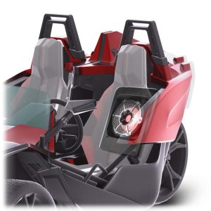 Polaris Slingshot Loaded Subwoofer Enclosure - Rear - DS18 - NXL-10SUB/BK - `15-`27 Polaris Slingshot Loaded Subwoofer Enclosure - Rear - DS18 - NXL-10SUB/BK - `15-`27