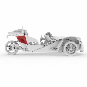 Polaris Slingshot Loaded Subwoofer Enclosure - Rear - DS18 - NXL-10SUB/BK - `15-`27 Polaris Slingshot Loaded Subwoofer Enclosure - Rear - DS18 - NXL-10SUB/BK - `15-`27