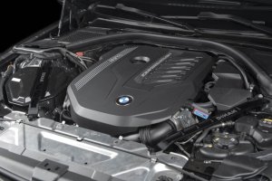 BMW M240i Strut Tower Braces - Front - Dinan - Aluminum - Black - `19-`26