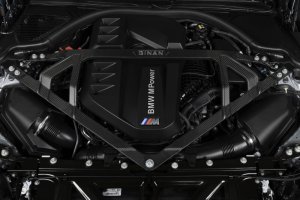 BMW M2 Strut Tower Brace - Dinan - G8x M3/M4 - Matte Carbon Fiber - `21-`26