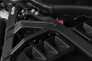 BMW M3 Strut Tower Brace - Dinan - G8x M3/M4 - Matte Carbon Fiber - `21-`26
