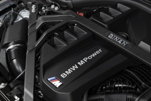 BMW M4 Strut Tower Brace - Dinan - G8x M3/M4 - Matte Carbon Fiber - `21-`26