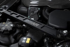 Toyota GR Supra Strut Tower Braces - Front - Dinan - Black - `20-`26