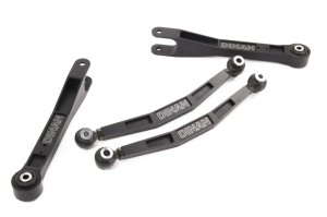BMW M5 Suspension Links - Rear - Dinan - Teflon-lined Machined Steel Rod Ends - Black - `18-`25 BMW M5 Suspension Links - Rear - Dinan - Teflon-lined Machined Steel Rod Ends - Black - `18-`25