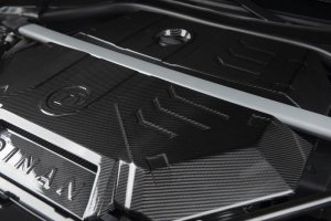 BMW X3 M Engine Cover - Dinan - 2x2 Carbon Fiber - Carbon Fiber - `20-`25 BMW X3 M Engine Cover - Dinan - 2x2 Carbon Fiber - Carbon Fiber - `20-`25