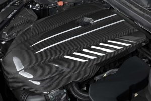 Toyota GR Supra Engine Cover - Dinan - Premium Carbon - Carbon Fiber - `20-`26 Toyota GR Supra Engine Cover - Dinan - Premium Carbon - Carbon Fiber - `20-`26