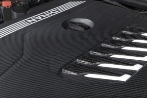 BMW X4 M40i Engine Cover - Dinan - Matte Carbon Fiber - `20-`26 BMW X4 M40i Engine Cover - Dinan - Matte Carbon Fiber - `20-`26