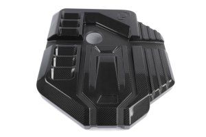 BMW M2 Engine Cover - Dinan - Carbon Fiber S58 - Gloss-Matte Carbon Fiber - `21-`26 BMW M2 Engine Cover - Dinan - Carbon Fiber S58 - Gloss-Matte Carbon Fiber - `21-`26