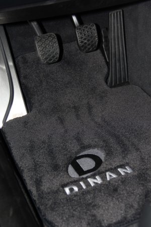 BMW X5 Floor Mats - Front + Rear - Dinan - Signature with Silver Logo - Black - `14-`18 BMW X5 Floor Mats - Front + Rear - Dinan - Signature with Silver Logo - Black - `14-`18