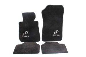BMW 430i Floor Mats - Front + Rear - Dinan - Signature - Black - `17-`20