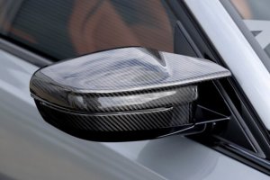 BMW M3 Mirror Covers - Dinan - Clear-coated Carbon, 2x2 Gloss Twill - Carbon Fiber - `21-`26 BMW M3 Mirror Covers - Dinan - Clear-coated Carbon, 2x2 Gloss Twill - Carbon Fiber - `21-`26