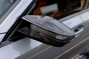 BMW M4 Mirror Covers - Dinan - Clear-coated Carbon, 2x2 Gloss Twill - Carbon Fiber - `21-`26 BMW M4 Mirror Covers - Dinan - Clear-coated Carbon, 2x2 Gloss Twill - Carbon Fiber - `21-`26