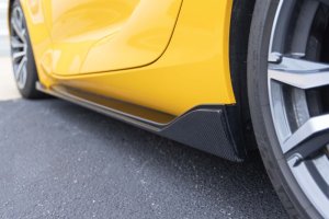 Toyota GR Supra Side Skirts - Dinan - 2x2 Gloss Twill Carbon Fiber - Carbon Fiber - `20-`26 Toyota GR Supra Side Skirts - Dinan - 2x2 Gloss Twill Carbon Fiber - Carbon Fiber - `20-`26