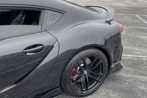 Toyota GR Supra Rear Deck Spoiler - Dinan - Premium Carbon Trunk Spoiler - Carbon Fiber - `20-`26 Toyota GR Supra Rear Deck Spoiler - Dinan - Premium Carbon Trunk Spoiler - Carbon Fiber - `20-`26