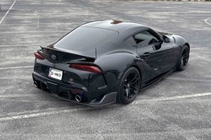 Toyota GR Supra Rear Deck Spoiler - Dinan - Premium Carbon Trunk Spoiler - Carbon Fiber - `20-`26 Toyota GR Supra Rear Deck Spoiler - Dinan - Premium Carbon Trunk Spoiler - Carbon Fiber - `20-`26