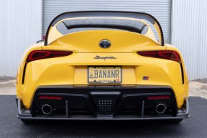 Toyota GR Supra Rear Spoiler - Dinan - High-Rise - Carbon Fiber - `20-`26 Toyota GR Supra Rear Spoiler - Dinan - High-Rise - Carbon Fiber - `20-`26