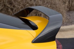 Toyota GR Supra Rear Spoiler - Dinan - High-Rise - Carbon Fiber - `20-`26 Toyota GR Supra Rear Spoiler - Dinan - High-Rise - Carbon Fiber - `20-`26