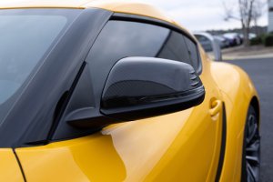 Toyota GR Supra Mirror Covers - Dinan - Carbon Fiber - A90/A91 - Carbon Fiber - `20-`26 Toyota GR Supra Mirror Covers - Dinan - Carbon Fiber - A90/A91 - Carbon Fiber - `20-`26