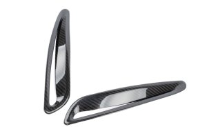 Toyota GR Supra Hood Vent Covers - Dinan - A90/A91 - Carbon Fiber - `20-`26