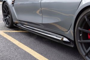 BMW M3 Side Skirts - Dinan - Carbon Fiber - Gloss - `21-`26 BMW M3 Side Skirts - Dinan - Carbon Fiber - Gloss - `21-`26