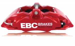 Audi S1 Brake Caliper - Front Right - EBC - Apollo-4 - Red - `14-`27