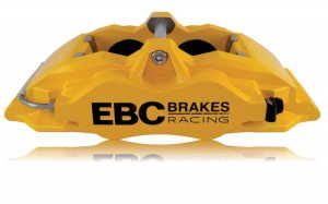BMW M3 Brake Caliper - Front Left - EBC - Apollo-4 - Yellow - `92-`00 BMW M3 Brake Caliper - Front Left - EBC - Apollo-4 - Yellow - `92-`00
