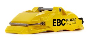 BMW M3 Brake Caliper - Front Right - EBC - Apollo-6 100 Series; Trailing Mount; Aluminum 2-Piece Bolted Body; DP006 Pad Shape; For 380/330mm Discs; 36mm Disc Thickness - Yellow - `14-`19 BMW M3 Brake Caliper - Front Right - EBC - Apollo-6 100 Series; Trailing Mount; Aluminum 2-Piece Bolted Body; DP006 Pad Shape; For 380/330mm Discs; 36mm Disc Thickness - Yellow - `14-`19