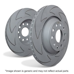 Ram 1500 TRX Brake Rotors (2) - Front - EBC - BSD Series Sport Rotor w/ Ultra Quiet V Slot Configuration - `21-`27