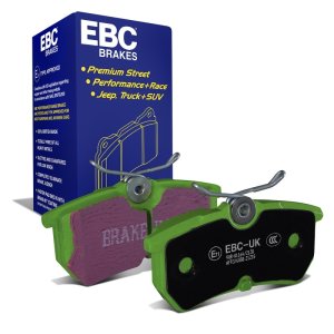 Ford Fiesta Brake Pad - Rear - EBC - Greenstuff 2000 Series Sport - `13-`27 Ford Fiesta Brake Pad - Rear - EBC - Greenstuff 2000 Series Sport - `13-`27
