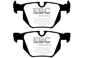 BMW X1 Brake Pads - Rear - EBC - Greenstuff 2000 Series Sport - `13-`27 BMW X1 Brake Pads - Rear - EBC - Greenstuff 2000 Series Sport - `13-`27