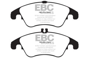 Mercedes-Benz C250 Brake Pads - Front - EBC - Greenstuff 2000 Series Sport - `12-`27