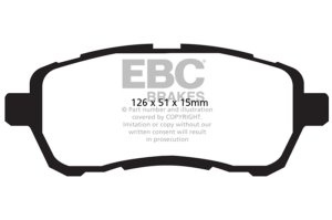 Mazda 2 Brake Pads - Front - EBC - Greenstuff 2000 Series - `10-`27