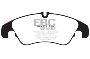 Audi A6 Brake Pads - Front - EBC - Greenstuff 2000 Series - 2011 Audi A6 Brake Pads - Front - EBC - Greenstuff 2000 Series - 2011