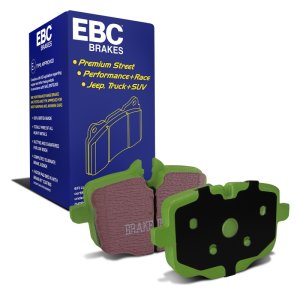 BMW 535i Brake Pads - Rear - EBC - Greenstuff 2000 Series Sport - `10-`27