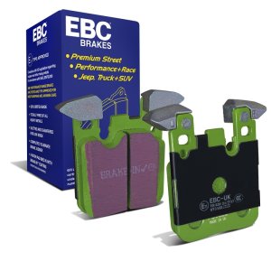 BMW 2 Series Brake Pads - Rear - EBC - Greenstuff 2000 Series - `14-`27