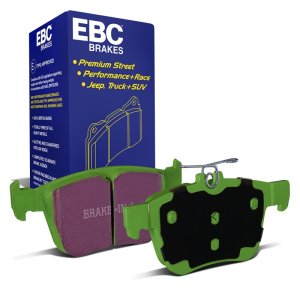 Audi A3 Brake Pads - Rear - EBC - Greenstuff 2000 Series Sport - `14-`27