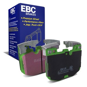 BMW 5 Series Brake Pads - Front - EBC - Greenstuff 2000 Series Sport - `17-`27