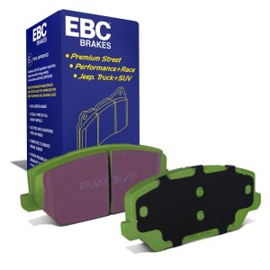 Hyundai Veloster Brake Pads - Front - EBC - Greenstuff 2000 Series Sport - `19-`27