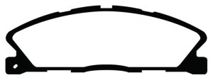 Ford Taurus Brake Pads - Front - EBC - Greenstuff 2000 Series Sport - `13-`27