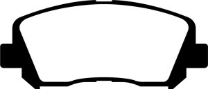 Chrysler 200 Brake Pads - Front - EBC - Greenstuff 2000 Series Sport - `15-`27