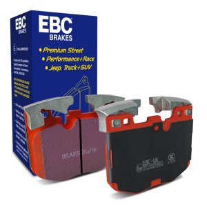 BMW 530 Brake Pads - Front - EBC - Redstuff Ceramic Low Dust - Red - `17-`27