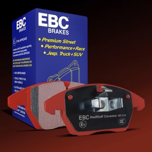 Mercedes-Benz E300 Brake Pad Set - Front - EBC - Redstuff - `17-`27
