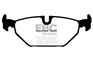 Saab 9-5 Brake Pads - Rear - EBC - Yellowstuff - `99-`01