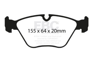BMW X3 Brake Pads - Front - EBC - Yellowstuff - `04-`06 BMW X3 Brake Pads - Front - EBC - Yellowstuff - `04-`06