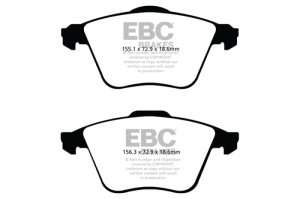Mazda 3 Brake Pads - Front - EBC - Yellowstuff - `07-`13